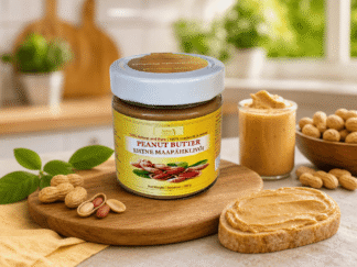 100% natural peanut butter - real and pure