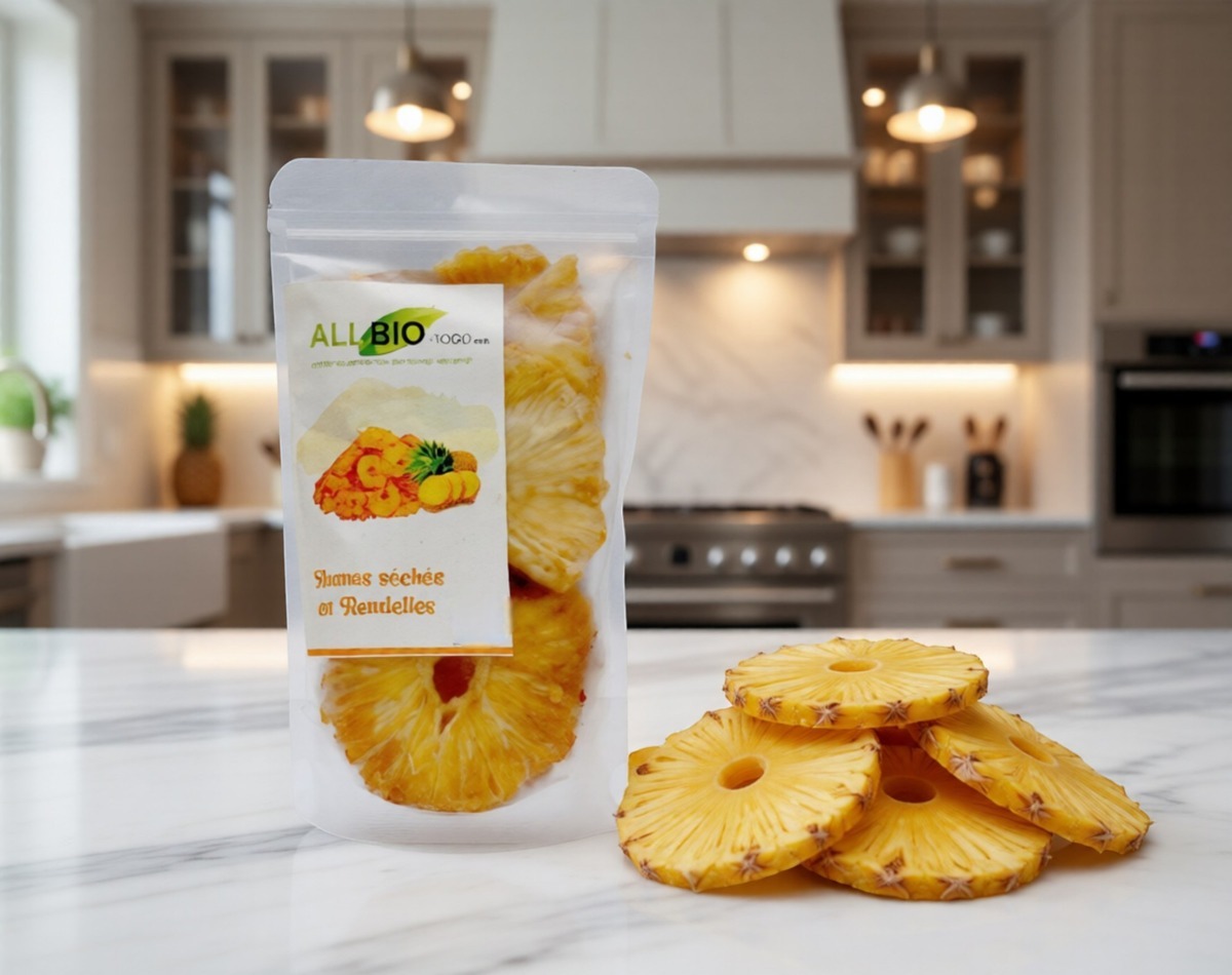Dried pineapple from Togo - 100% natural, no added sugar