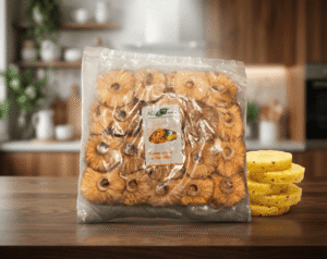 Dried slices pineapple from Togo - 100% natural, no added sugar