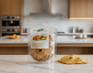 Dried slices pineapple from Togo - 100% natural, no added sugar