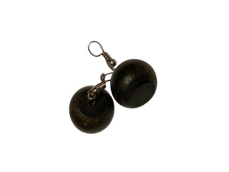 Earrings central spherical