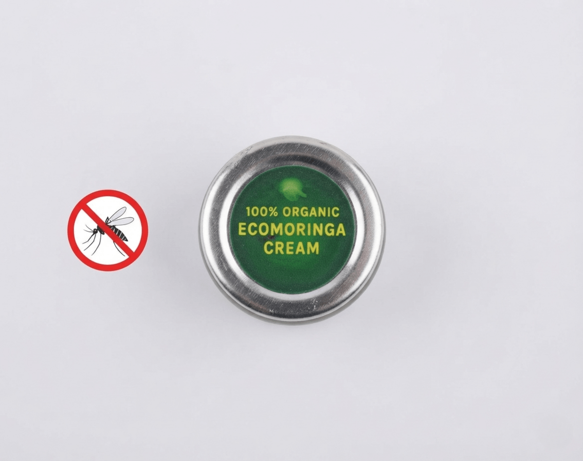 EcoMoringa kreem - 100% looduslik moringaga nahahooldus, kaitse sääskede, sääsehammustuste ja sügeluse eest