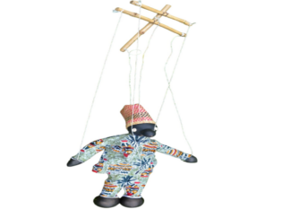 Marionette calabash doll